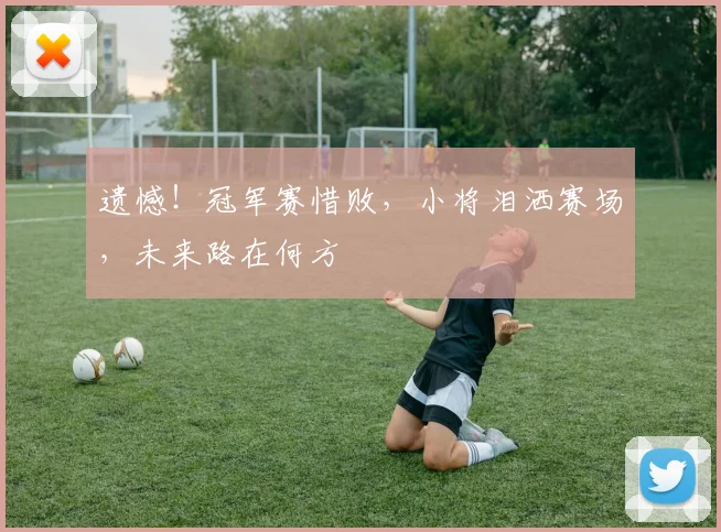 遗憾！冠军赛惜败，小将泪洒赛场，未来路在何方
